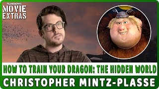 HOW TO TRAIN YOUR DRAGON 3  OnStudio Interview with Christopher MintzPlasse quotFishlegsquot [upl. by Esbenshade609]