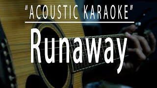 Runaway  Acoustic karaoke The Corrs [upl. by Weber651]