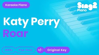 Katy Perry  Roar Karaoke Piano [upl. by Eimmac]