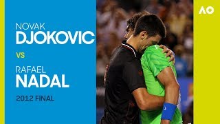 Novak Djokovic v Rafael Nadal  Australian Open 2012 Final  AO Classics [upl. by Nhabois715]