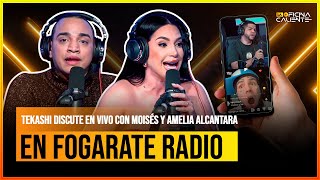 TEKASHI DISCUTE EN VIVO CON MOISES Y AMELIA ALCANTARA EN FOGARATE [upl. by Enej]