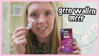 WALLEN WEG IN 2 MINUTEN Kruidvat Skin Science Instant Effect Eye Serum [upl. by Ahtennek]