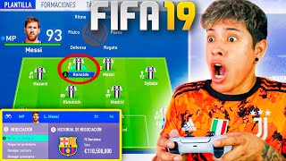 MIREN así era el MODO CARRERA en FIFA 19 😱 MESSI Y CRISTIANO JUNTOS [upl. by Verney787]