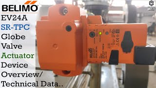 Belimo EV24ASRTPC Globe Valve Actuator  hvac  automation  bms [upl. by Nale674]