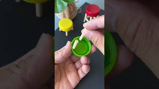 Mini Chair Making From Bottle Cap amp wooden sticks diy artandcraft handmadecrafts shorts [upl. by Nirro]