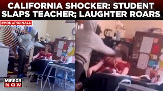 Student Slaps Teacher In California  Disturbing Video Emerges From The US  What Happened  Latest [upl. by Eidda408]