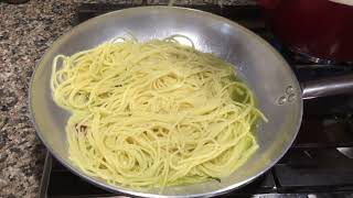 Spaghetti con lupini e bottarga  dalla Sardegna con molto sapore videoricetta n 1168 [upl. by Oiraved3]