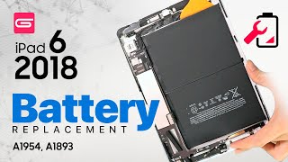 iPad 6 2018 Battery Replacement [upl. by Ecnaralc549]