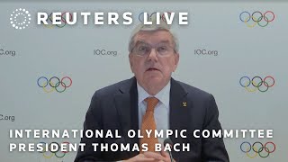 LIVE International Olympic Committee President Thomas Bach holds a press conference [upl. by Lamaj]