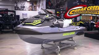 2024 SeaDoo RXT®X® 325 Ice MetalMantaGreen Walkaround Review [upl. by Adia]