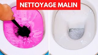 36 astuces MALIGNES pour un nettoyage efficace dans toute la maison 😲 [upl. by Netsrak901]