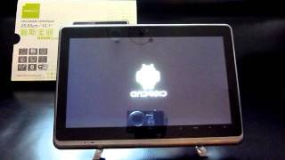 Booting HANNSpad SN10T2 Android Tablet part2 BESTMID [upl. by Leorsiy]