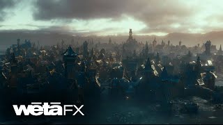 Building Laketown  The Hobbit The Desolation of Smaug VFX  Wētā FX [upl. by Adnamor]