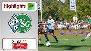 Highlights FC Rorschach  Goldach 17 vs FC StGallen 210822 [upl. by Bacchus623]