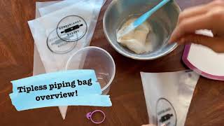 How to Use Tipless Piping Bags [upl. by Trammel566]