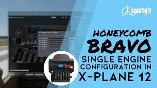 Honeycomb Bravo Single Engine Configuration in X Plane 12 [upl. by Hadnama]