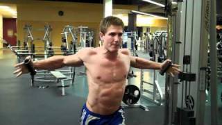 How To High Cable Chest Fly [upl. by Balsam]