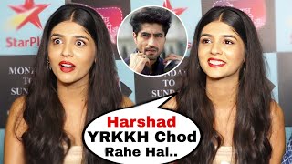 Pranali Rathod Ignores Media Question When Asked About Harshad Chopda Has Leaving The Show YRKKH [upl. by Joelly]