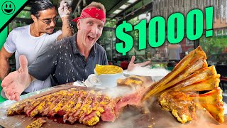 1000 Salt Bae Challenge INSANE Luxury Meat Prices [upl. by Uphemia]