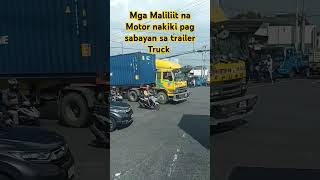 Trailer Truck and motorcycle Spotted at Meycauayan Road shorts [upl. by Inobe141]