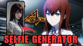 I Made Kurisu from SteinsGate Using AI  Amadeus Thinks and Creates Art [upl. by Ahsiemak]