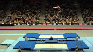 FOKKE Tara NED  2015 Trampoline Worlds  Qualification TR Routine 1 [upl. by Samale]