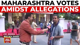 Maharashtra Elections Citizens Vote Amidst CashforVotes Allegations  India Today [upl. by Emerick]