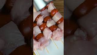 🍢 BROCHETAS DE POLLO CON TOMATE [upl. by Harolda38]