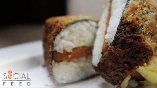 Fried Teriyaki Musubi [upl. by Eilujna]