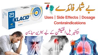 klacid tablet uses in urdu  klacid clarithromycin 500 mg  clarithromycin  klacid 500 mg [upl. by Meda]