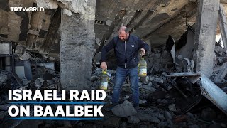 Lebanons Baalbek comes under Israeli fire [upl. by Razaele]