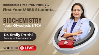 Incredible First Prof  Biochemistry Part1 by Dr Smily Pruthi  Cerebellum Academy [upl. by Dodwell]