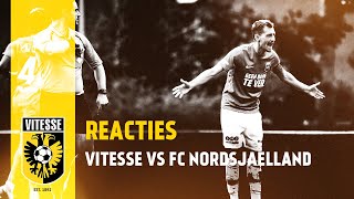 Reacties Doekhi amp Tronstad na duel vs FC Nordsjaelland [upl. by Nwahsiek]