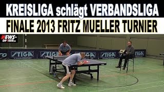 Kreisliga schlägt Verbandsliga  23 Fritz Müller Gedächnistunier 2013  Tischtennis Vorgabeturnier [upl. by Dall575]