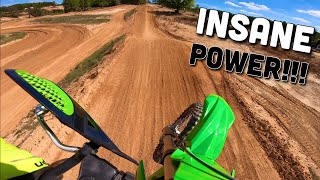 Testing out new KX250F Outdoors [upl. by Yhpos430]