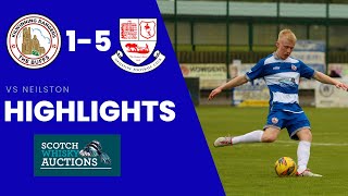 HIGHLIGHTS Kilwinning Rangers 15 Neilston [upl. by Airtal]