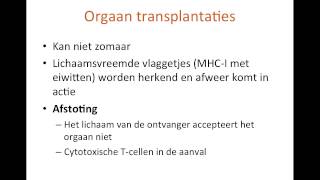 Afweer deel 5 bloedgroepen resusfactor transfusietransplantatie en allergische reacties [upl. by Finbar]