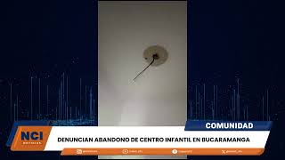 Denuncian abandono de centro infantil en Bucaramanga [upl. by Durward]