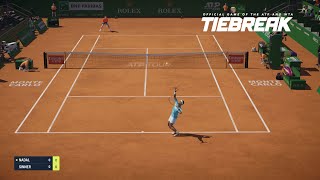 TIEBREAK  Rafael Nadal Vs Jannik Sinner I Monte Carlo Masters PS5 [upl. by Avlasor]