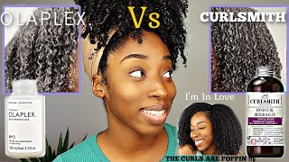 CURLSMITH Bond Curl Vs OLAPLEX 3  Bond Treatment Results on TYPE 4 Heat Damaged Natural Hair [upl. by Ihcas]