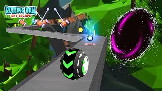 Rolling Ball Sky Escape Gameplay Speedrun Max Level 3 [upl. by Pacorro]