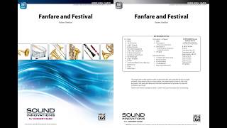 Fanfare and Festival by Robert Sheldon – Score amp Sound [upl. by Altheta]