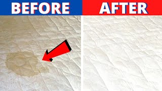 Easy Way to Remove Dried Coffee Stains from Bed Mattress [upl. by Retseh954]