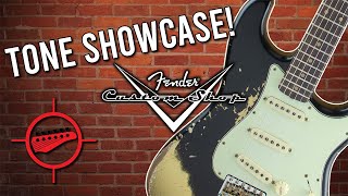 Tone Showcase  Fender Custom Shop 62 Strat Heavy Relic [upl. by Ynnatirb]