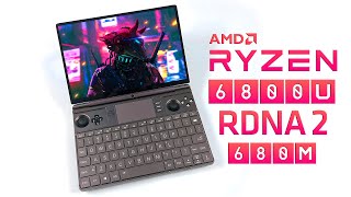 Ryzen 6800U Win Max 2 First Look Its Crazy Fast The Power We Need In A HandHeld [upl. by Yanetruoc424]