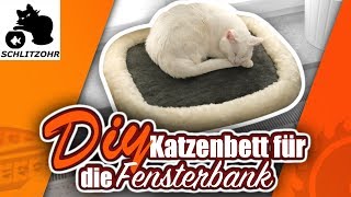 🔥Katzenbett selber machen  Diy Katzenbett für die Fensterbank  Katzenbett selber bauen [upl. by Digdirb940]