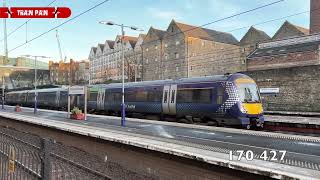 🏴󠁧󠁢󠁳󠁣󠁴󠁿 Scotrail Train Spotting at Edinburgh Haymarket Station [upl. by Rhoades]