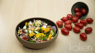 Receita de Salada Mediterrânea de Grão de Bico [upl. by Buchheim100]