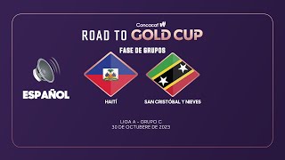 Haití vs San Cristóbal y Nieves  Clasificatoria Copa Oro Concacaf W 2024 [upl. by Annatnas]