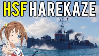 Akizuki guns on a Kagero hull  ridiculous fun  HSF Harekaze [upl. by Nirrad751]